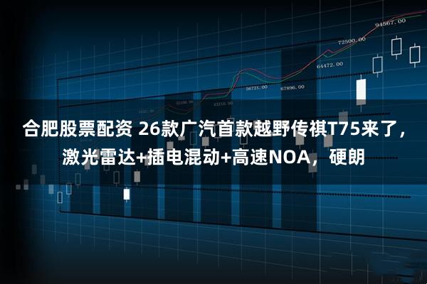 合肥股票配资 26款广汽首款越野传祺T75来了，激光雷达+插电混动+高速NOA，硬朗